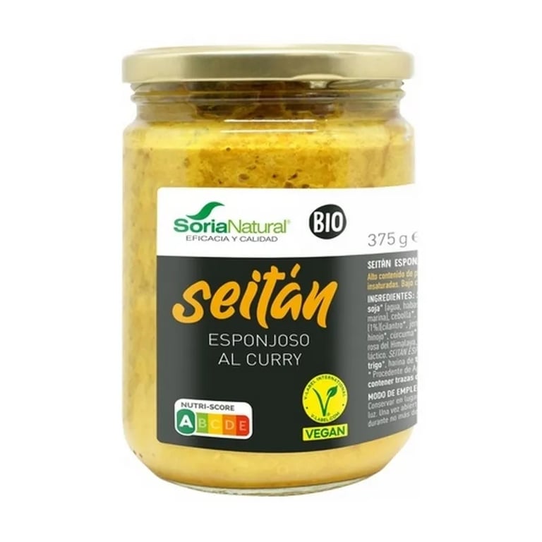 Seitan Esponjoso Curry