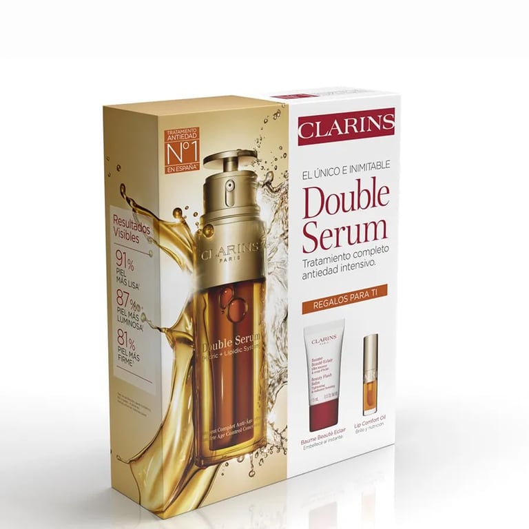 Double Serum Lot Serum 50 ml + Baume 15 ml + Huile De Lèvres