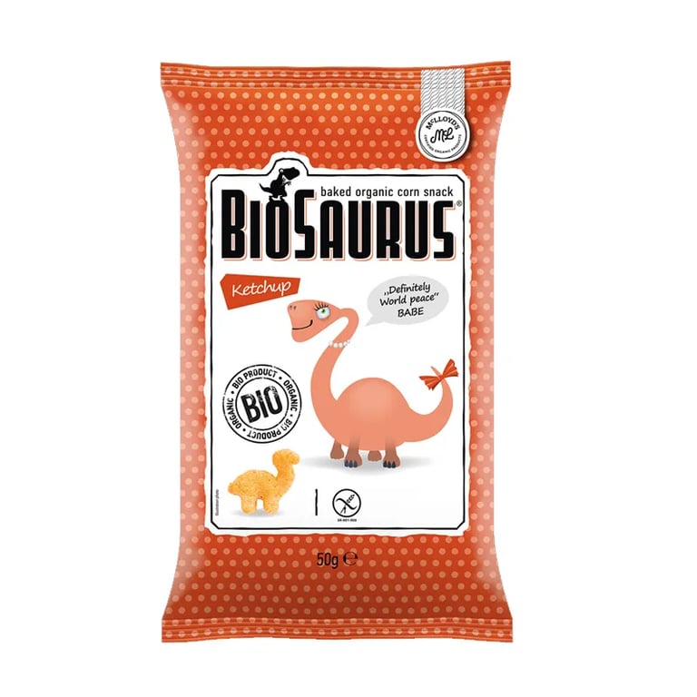 BIOSAURUS SNACK SABOR KETCHUP BIO