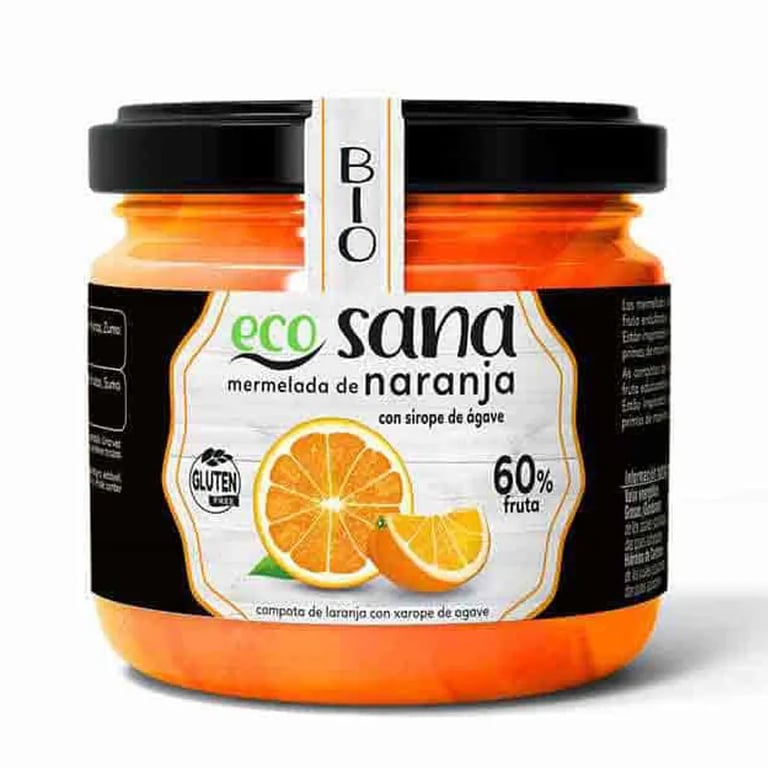 MERMELADA EXTRA DE NARANJA CON SIROPE DE ÁGAVE BIO