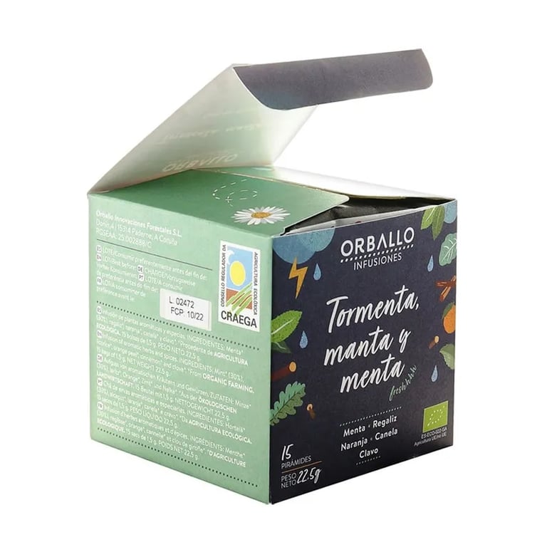 Infusión ECO Tomernta, Manta Y Menta