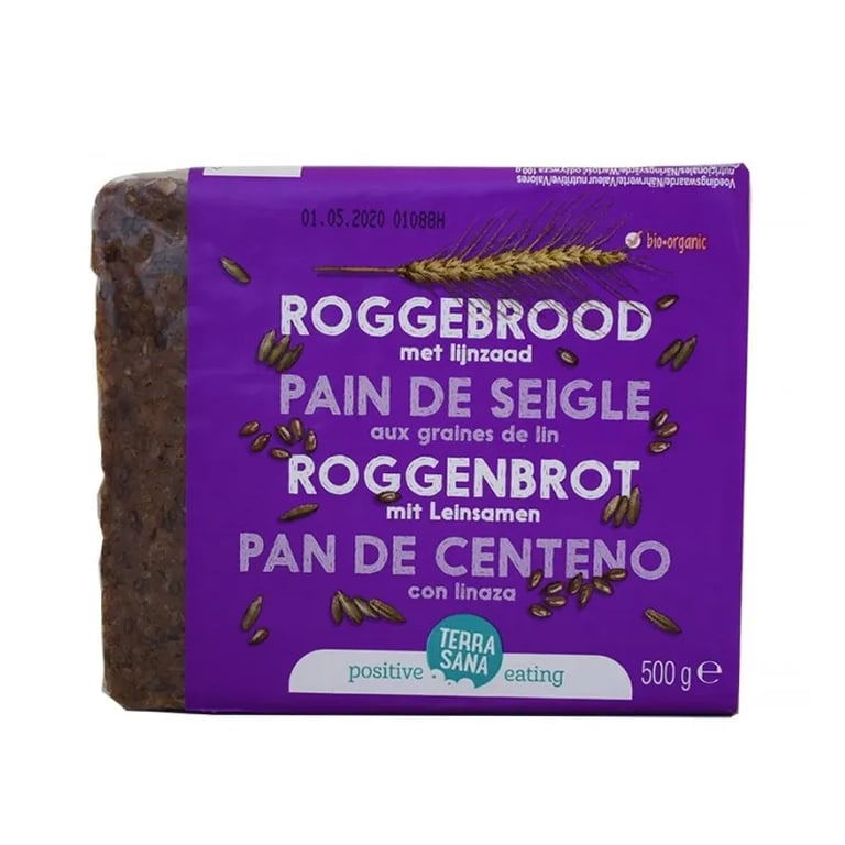 Pane Integrale di Segale con Lino