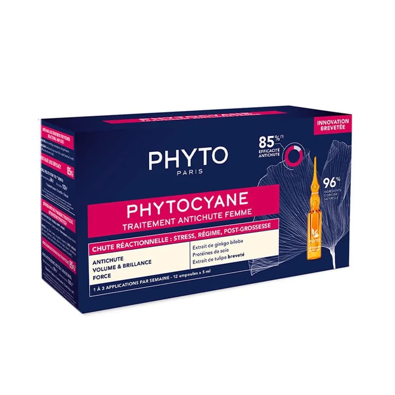 Phytocyane Behandeling Anti-Haaruitval Reactie Vrouw