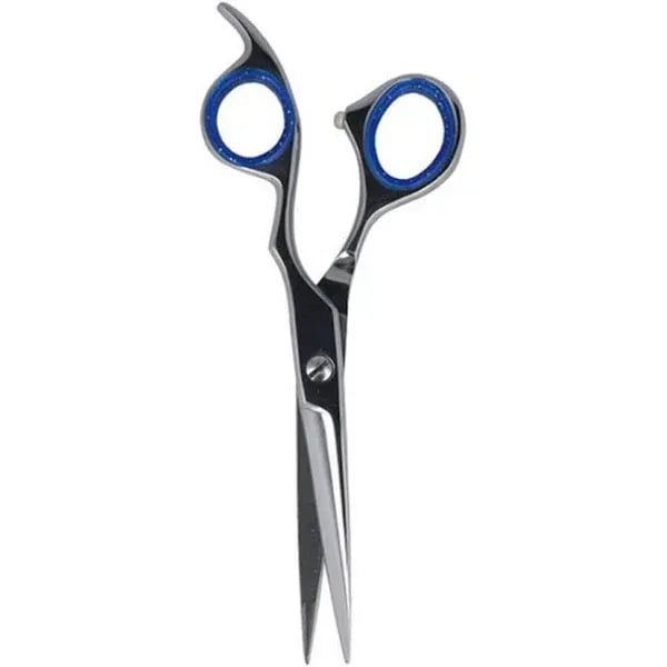 Tijera Profesional Metal Silver/Azul 7"