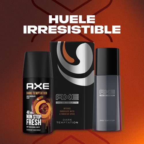 Dark Temptation EDT 100 ml + Déodorant 150 ml + Trousse Lot de Axe