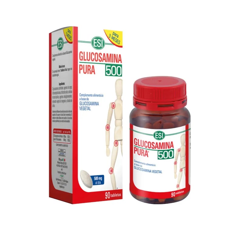 GLUCOSAMINA PURA 500 VEGETAL 90 Tabletas