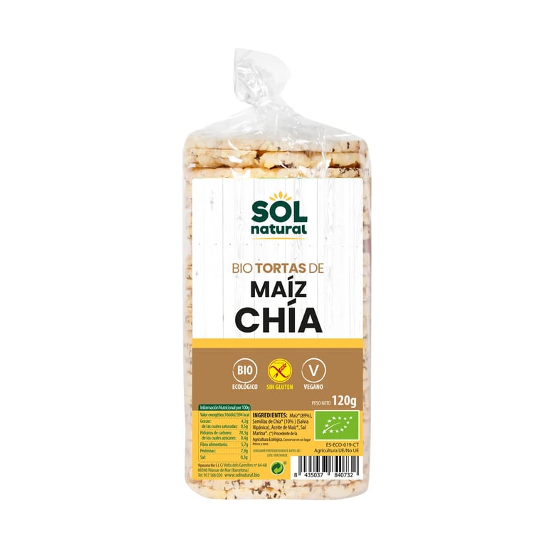 TORTAS DE MAÍZ BIO