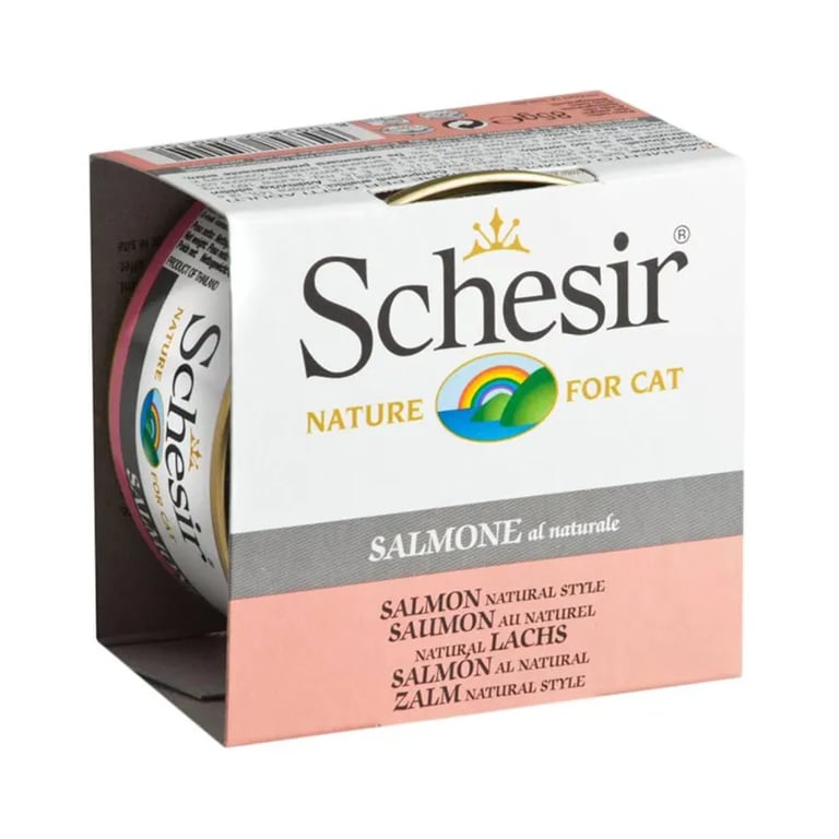 Comida Húmeda Para Gatos Salmon Al Natural 1 Lata De 85g