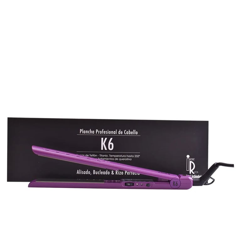 K6 PLANCHA PROFESIONAL DE CABELLO #LILA