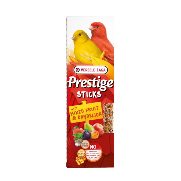 Prestige Sticks Para Canario Frutas Y Hojas Diente De León