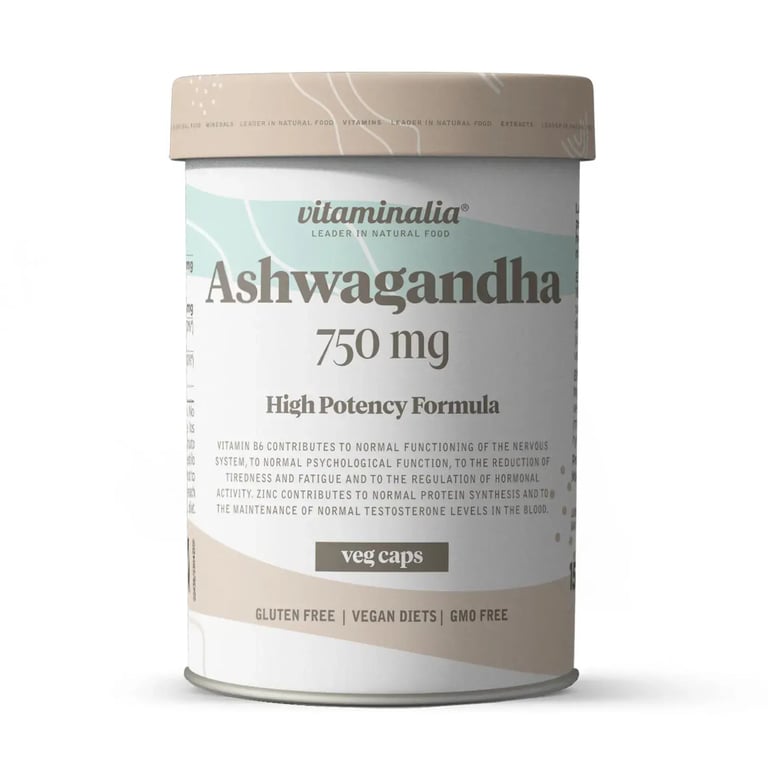 Ashwagandha 750 mg 180 Cápsulas Vegetales