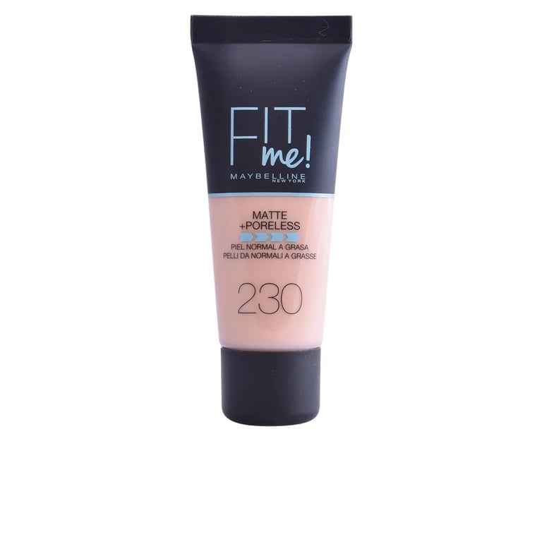 FIT ME MATTE+PORELESS FOUNDATION #230-BUFF NATUREL