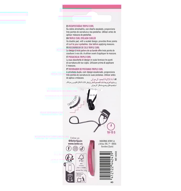 Rizapestañas Triple Curl   da Beter