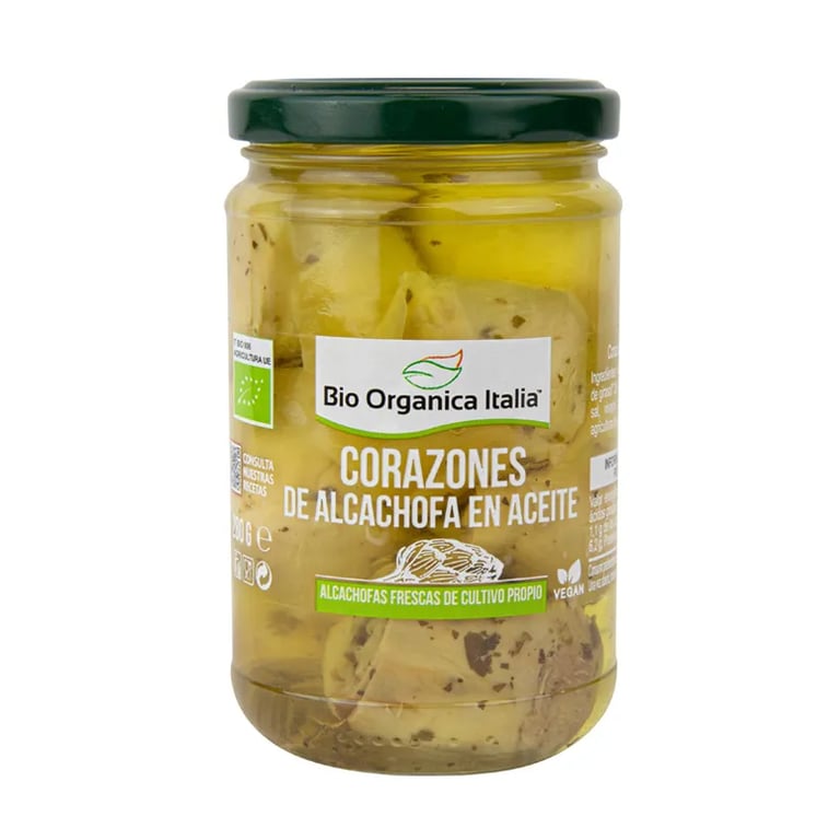 Cœurs D’Artichauts À L’Huile Bio Orgánica