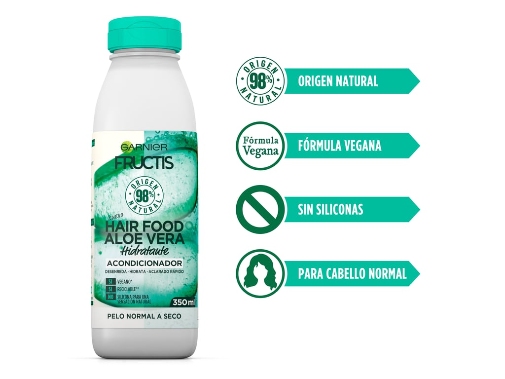 Fructis Hair Food Aloe Vera Condicionador Hidratante 350 ml da Garnier