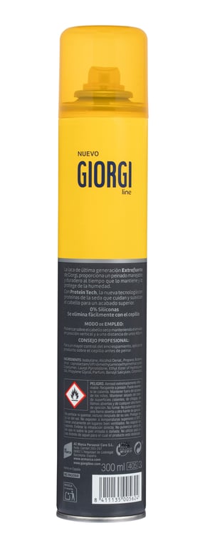 Extra starkes Haarspray 0% Silikone Fixierung 6 300 ml von Giorgi