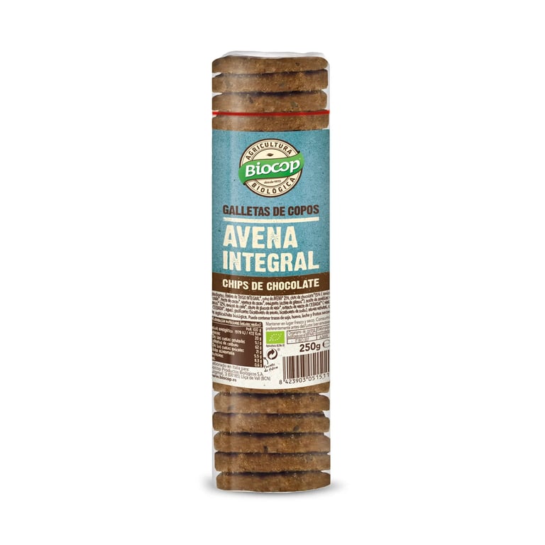 Galletas De Copos Avena Integral Chips De Chocolate