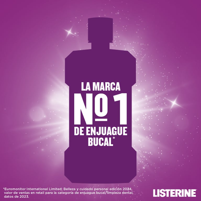 Total Care Bain de Bouche Lot 2 Unités 1000 ml de Listerine