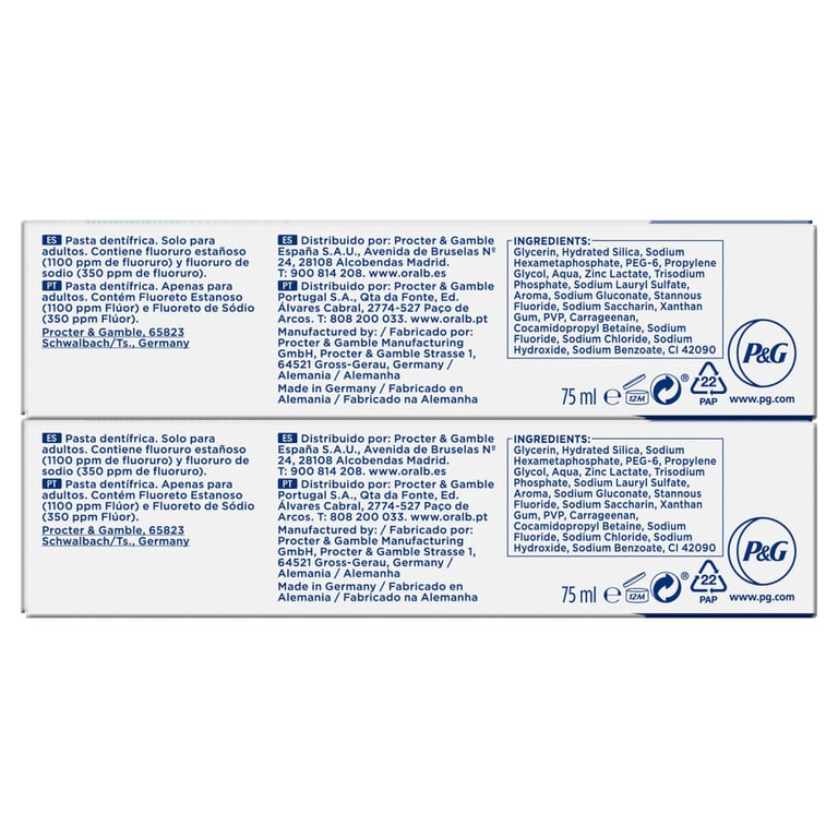 Gencives & Email Repair Original Pâte Dentifrice 2 Unités 75 ml de Oral-B