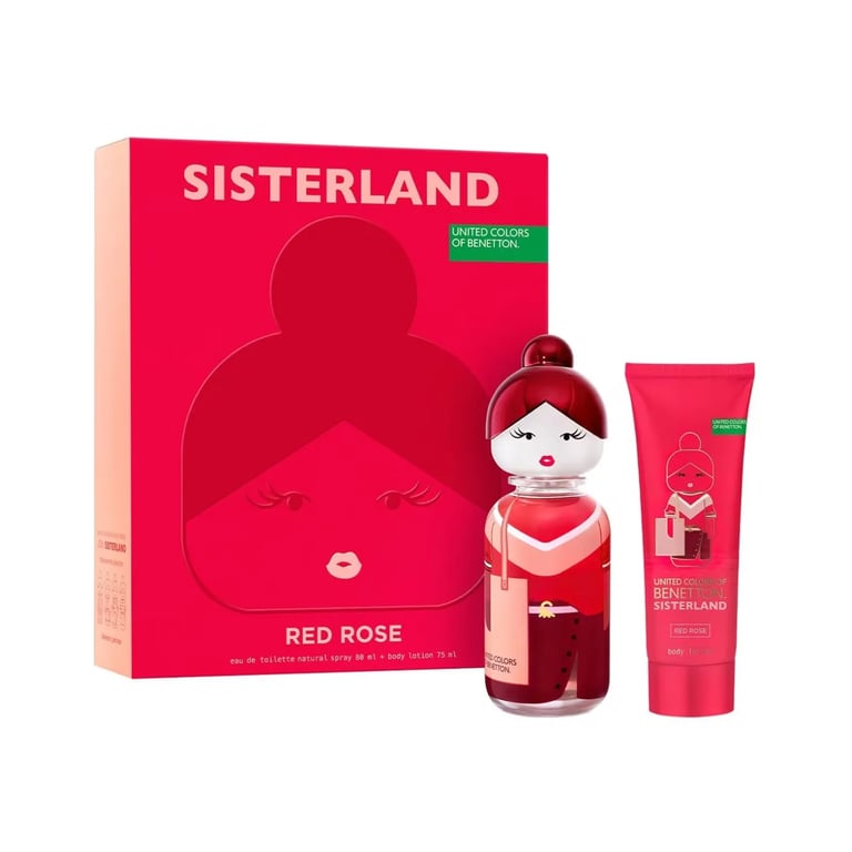 Sisterland Red Rose EDT 80 ml + Loción Corporal 75 ml