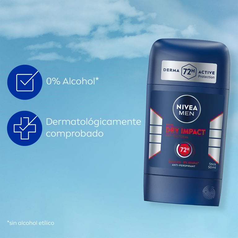 Men Dry Impact Stick 50 ml de Nivea