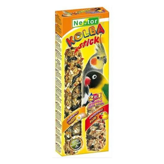 Kolba Stick 2 en 1 Para Cotorras y Agapornis