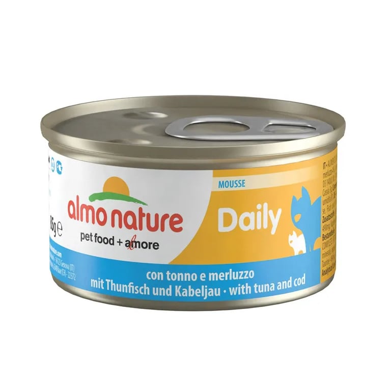 Cat Daily Menu Mousse Tonno E Baccalà
