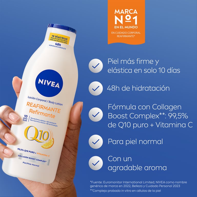 Q10+ Straffende Body Milk Normale Haut 400 ml von Nivea