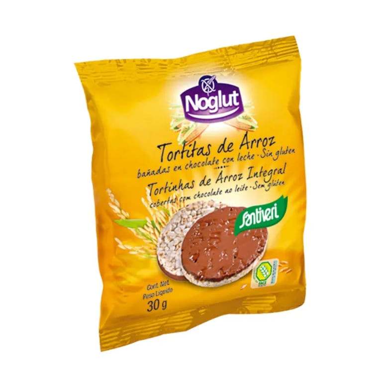 Gaufrettes de riz au chocolat au lait NOGLUT