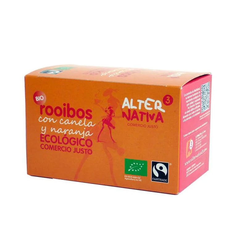 INFUSIE ROOIBOS KANEEL EN SINASAPPEL BIO