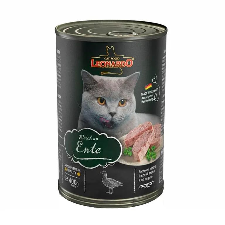 Feuchtfutter für erwachsene Katzen Ente