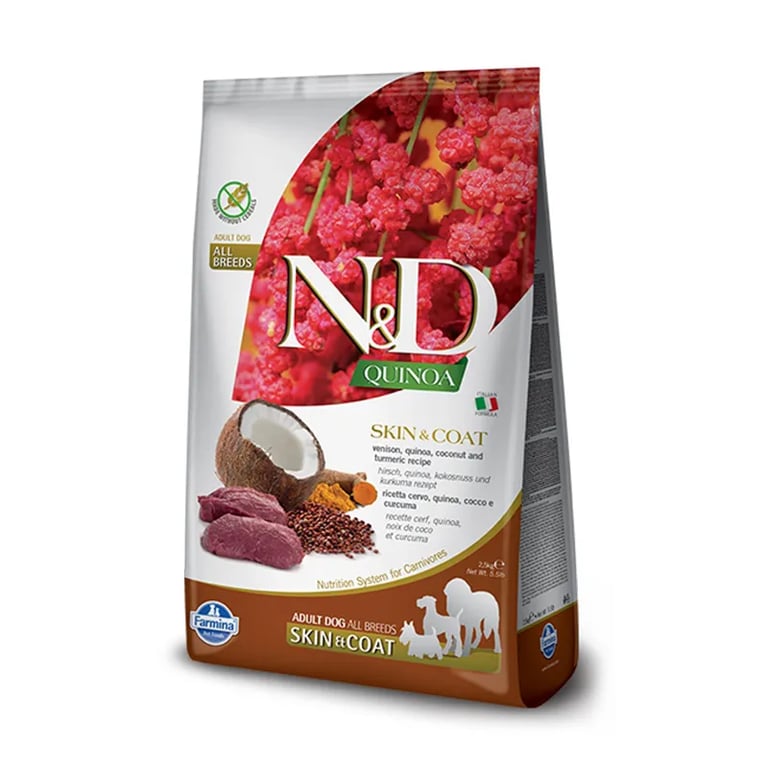 Hundefutter Adult ND SkiN Coat Quinoa Rind und Kokosnuss