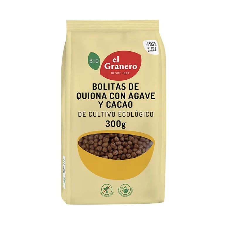 Boules De Quinoa À L’Agave Et Au Cacao Bio