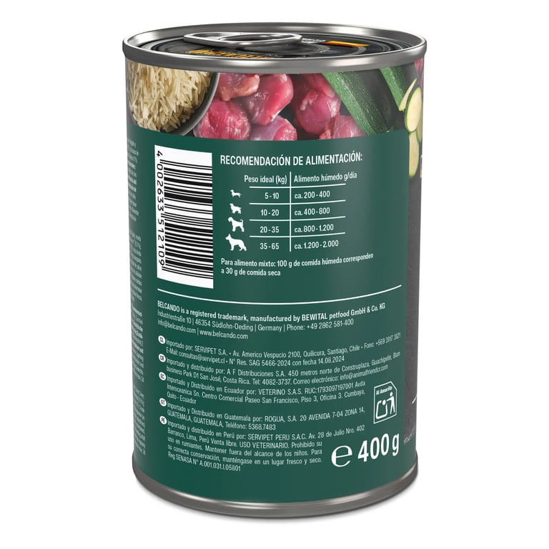 Belcando Dinde Riz Courgettes - imagen 2 de 5