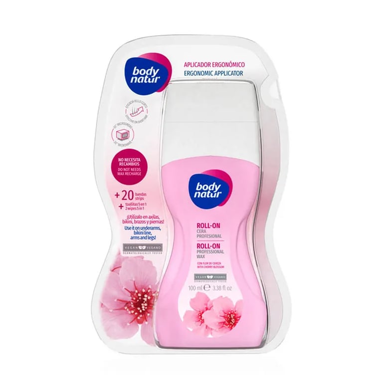 Roll-On Cire Professionnelle Corps Fleur De Cerisier