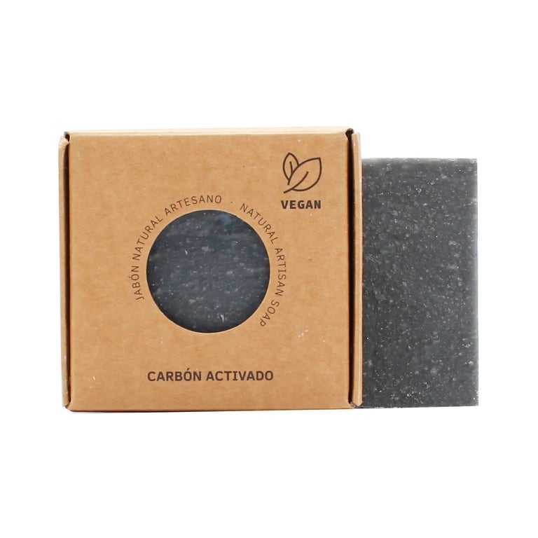Sabão Natural Artesanal Carvão Ativo Vegan