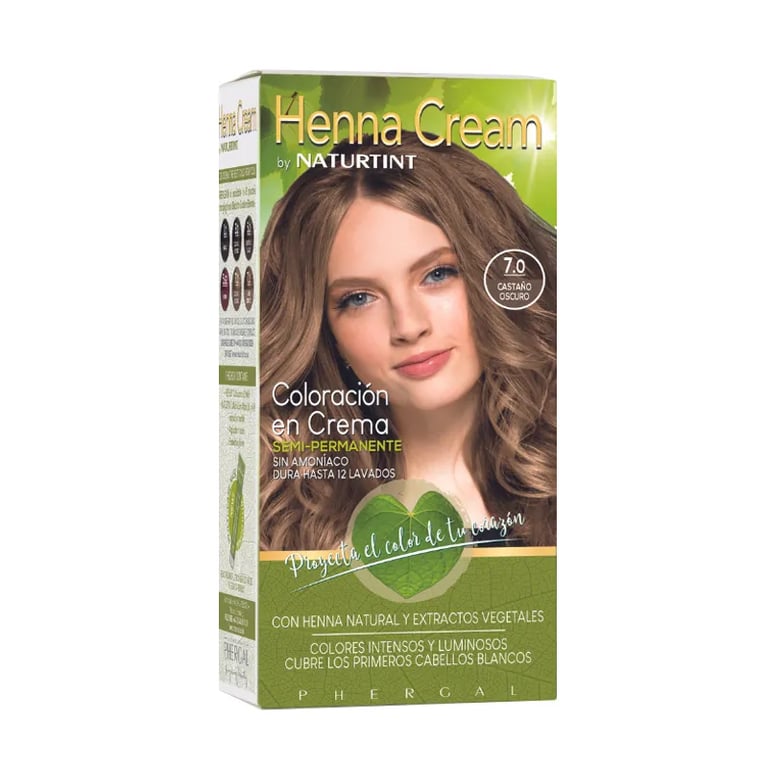 Henna Cream 7.0 Biondo Nocciola