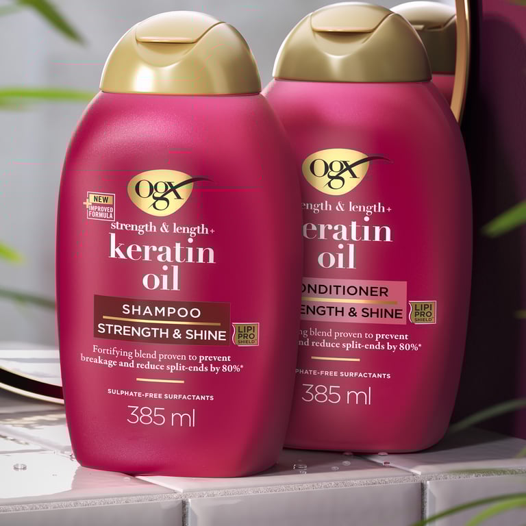 Mit Arganöl. 385 ml von OGX