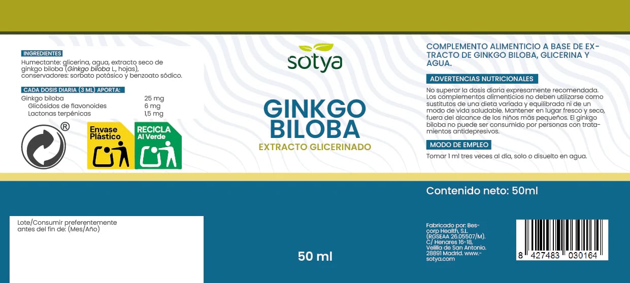 Extrait Ginkgo Biloba Glycériné - imagen 4 de 4