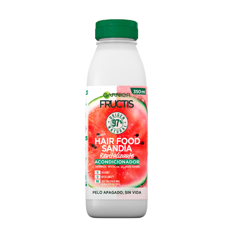 Fructis Hair Food Pastèque Après-shampooing Revitalisant 350 ml de Fructis - imagen 5 de 12