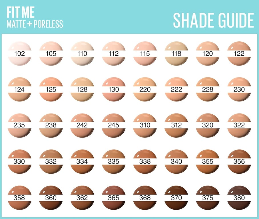 Fit Me Matte +Poreles Foundation #112-soft beige 30 ml de Maybelline