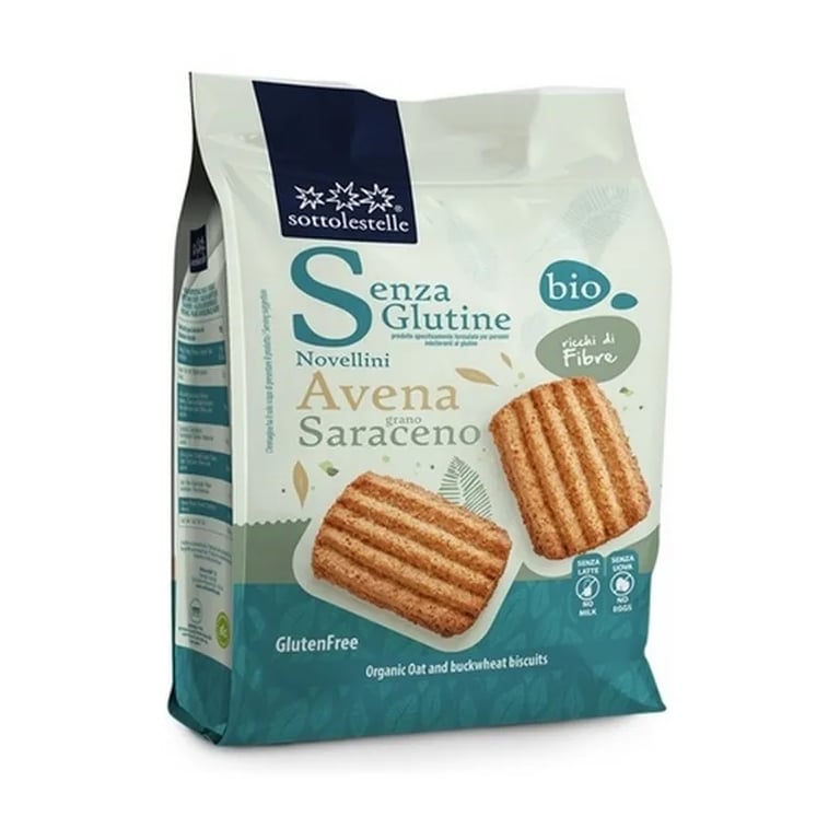 Biscuits Novellini Avoine et Sarrasin Sans Gluten Bio