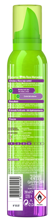 Fructis Style Schaum für markierte Locken 200 ml von Garnier