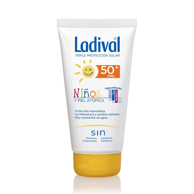 PROTECTOR SOLAR PARA NIÑOS Y PIELES ATÓPICAS SPF50+