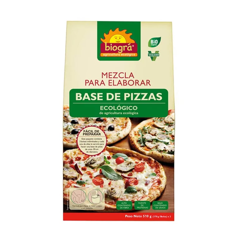 Mistura Para Elaborar Base De Pizzas Bio