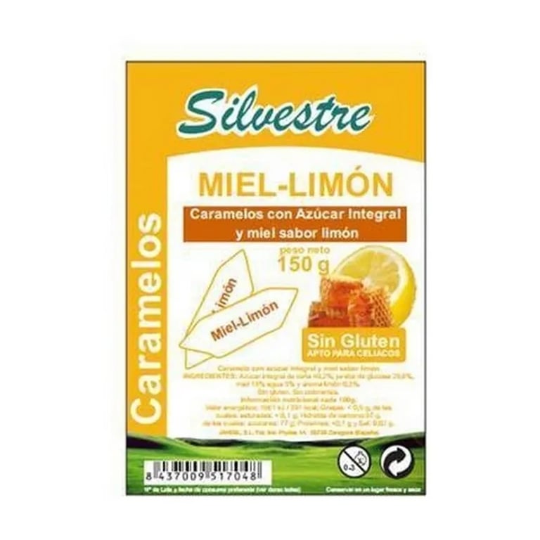 Caramelos Integrales De Miel y Limón