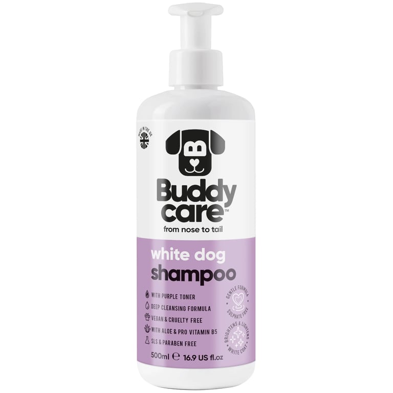 Champú para Perros Blancos