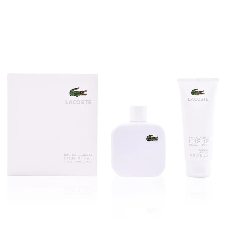 Eau De Lacoste L.12.12 Blanc EDT 100 ml + Gel de Ducha 100 ml