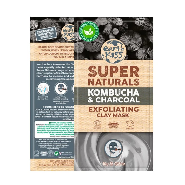 Super Naturals Kombucha & Charcoal Mask