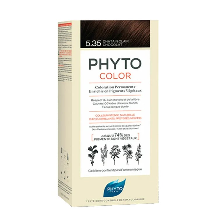 Phytocolor Coloración Permanente Nº535 Castaño Claro Dorado